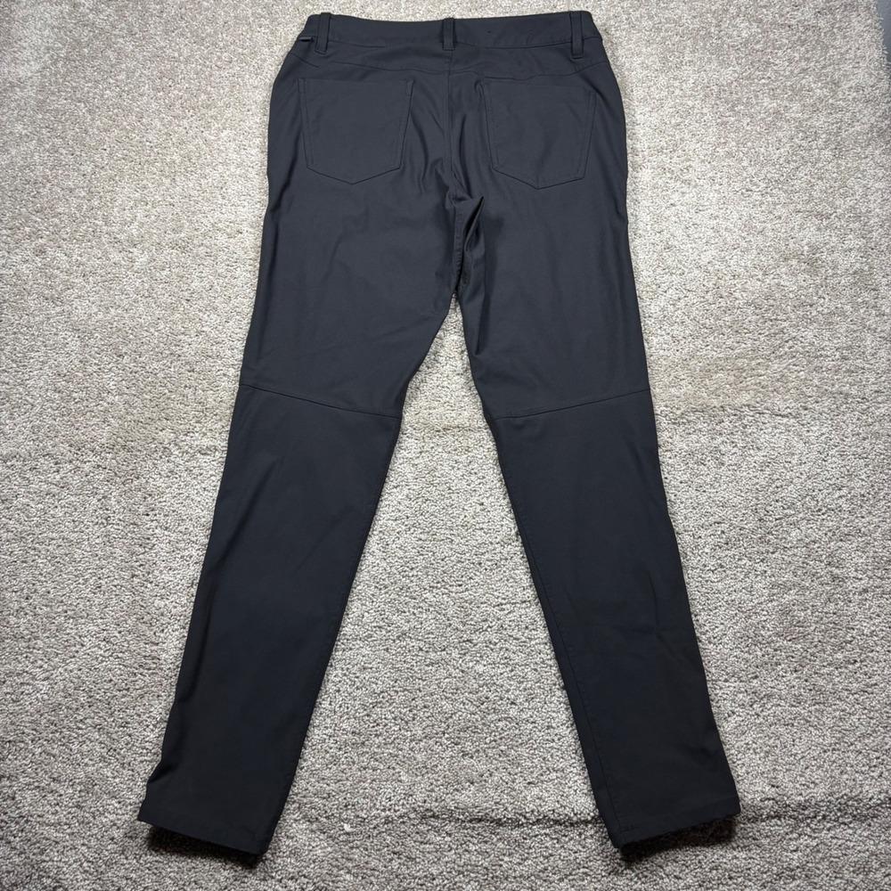 Lululemon ABC Slim Pant Warpstreme Mens 31 Black 5-Pocket Performance Trousers